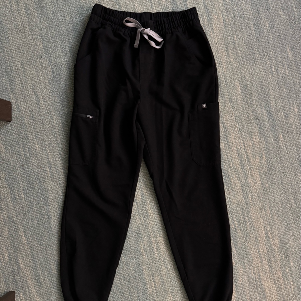 Figs Black Jogger Pants